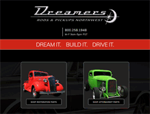 Tablet Screenshot of dreamershotrods.com